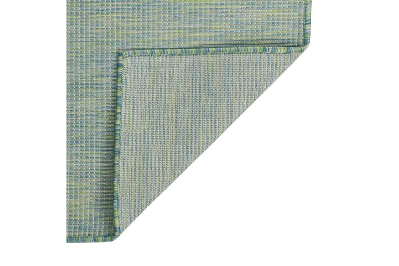Utomhusmatta plattvävd 100x200 cm turkos - Turkos - Textil & mattor - Mattor - Utomhusmattor