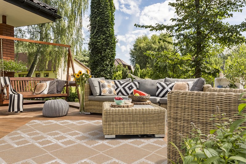 Athena Kilim Utomhusmatta 200x290 cm - Natur - Textil & mattor - Mattor - Utomhusmattor