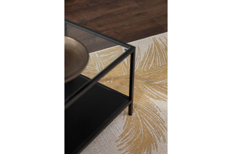 Bahamas Palm Utomhusmatta 200x290 cm - Guld - Textil & mattor - Mattor - Utomhusmattor