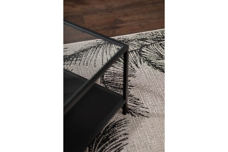 Bahamas Palm Utomhusmatta 200x290 cm - Charcoal - Textil & mattor - Mattor - Utomhusmattor