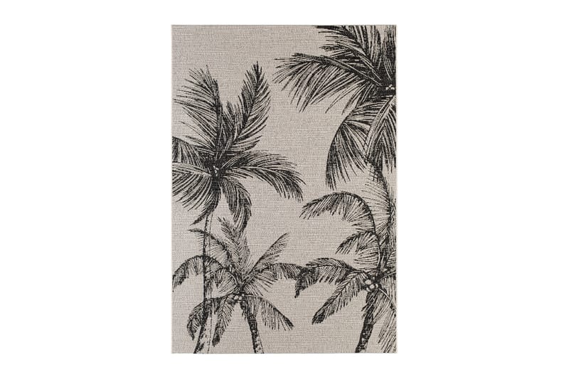 Bahamas Palm Utomhusmatta 200x290 cm - Charcoal - Textil & mattor - Mattor - Utomhusmattor