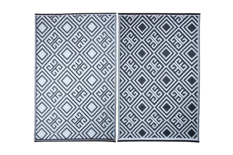 Esschert Design Utomhusmatta 120x186 cm grafisk OC12 - Svart - Textil & mattor - Mattor - Utomhusmattor