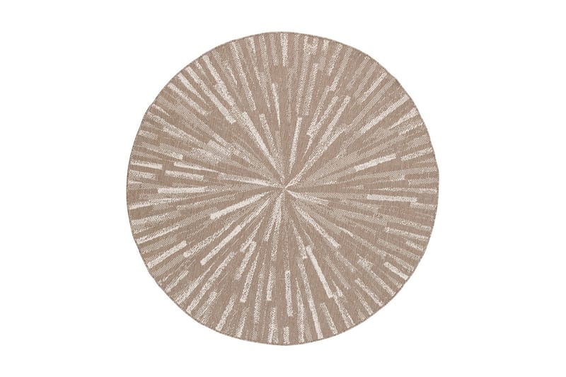 Havanna Shadow Utomhusmatta 200 cm Rund - Linnebeige - Textil & mattor - Mattor - Utomhusmattor