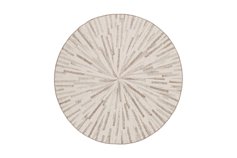 Havanna Shadow Utomhusmatta 200 cm Rund - Linnebeige - Textil & mattor - Mattor - Utomhusmattor