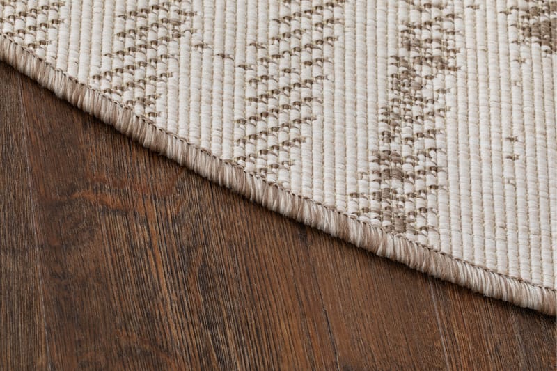 Havanna Shadow Utomhusmatta 200 cm Rund - Linnebeige - Textil & mattor - Mattor - Utomhusmattor