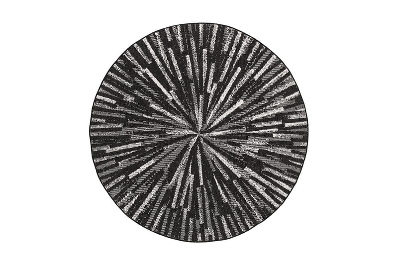 Havanna Shadow Utomhusmatta 200 cm Rund - Svart - Textil & mattor - Mattor - Utomhusmattor