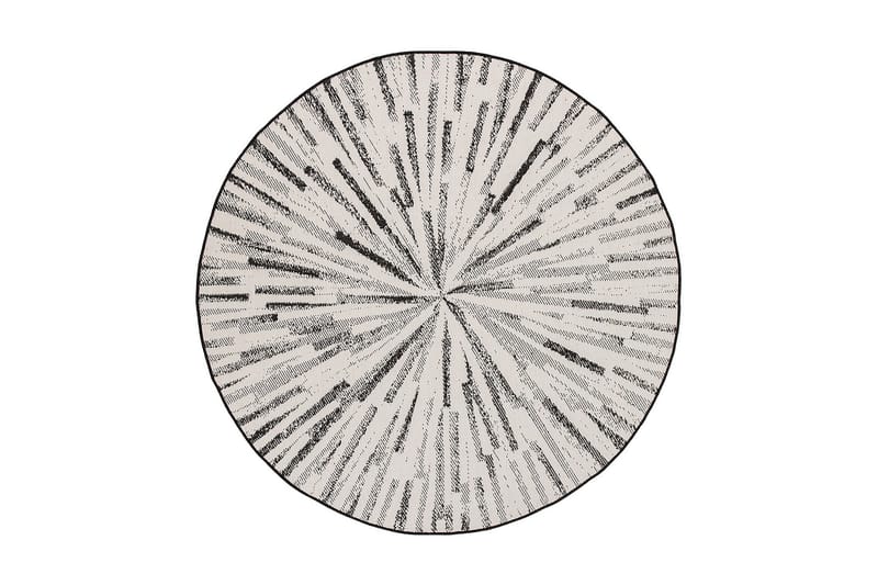 Havanna Shadow Utomhusmatta 200 cm Rund - Svart - Textil & mattor - Mattor - Utomhusmattor