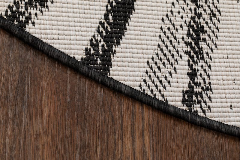 Havanna Shadow Utomhusmatta 200 cm Rund - Svart - Textil & mattor - Mattor - Utomhusmattor