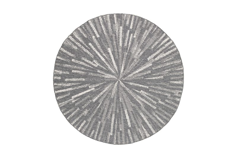 Havanna Shadow Utomhusmatta 240 cm Rund - Silver - Textil & mattor - Mattor - Utomhusmattor