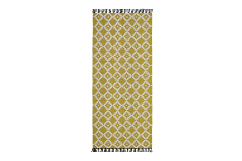 Leia Plastmatta 170x250 cm Rektangulär - Senapsgul - Textil & mattor - Mattor - Utomhusmattor - Plastmattor