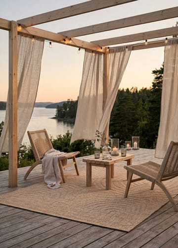 Maskinvävd Matta Capri Zen 160x230 cm - jute - Textil & mattor - Mattor - Utomhusmattor