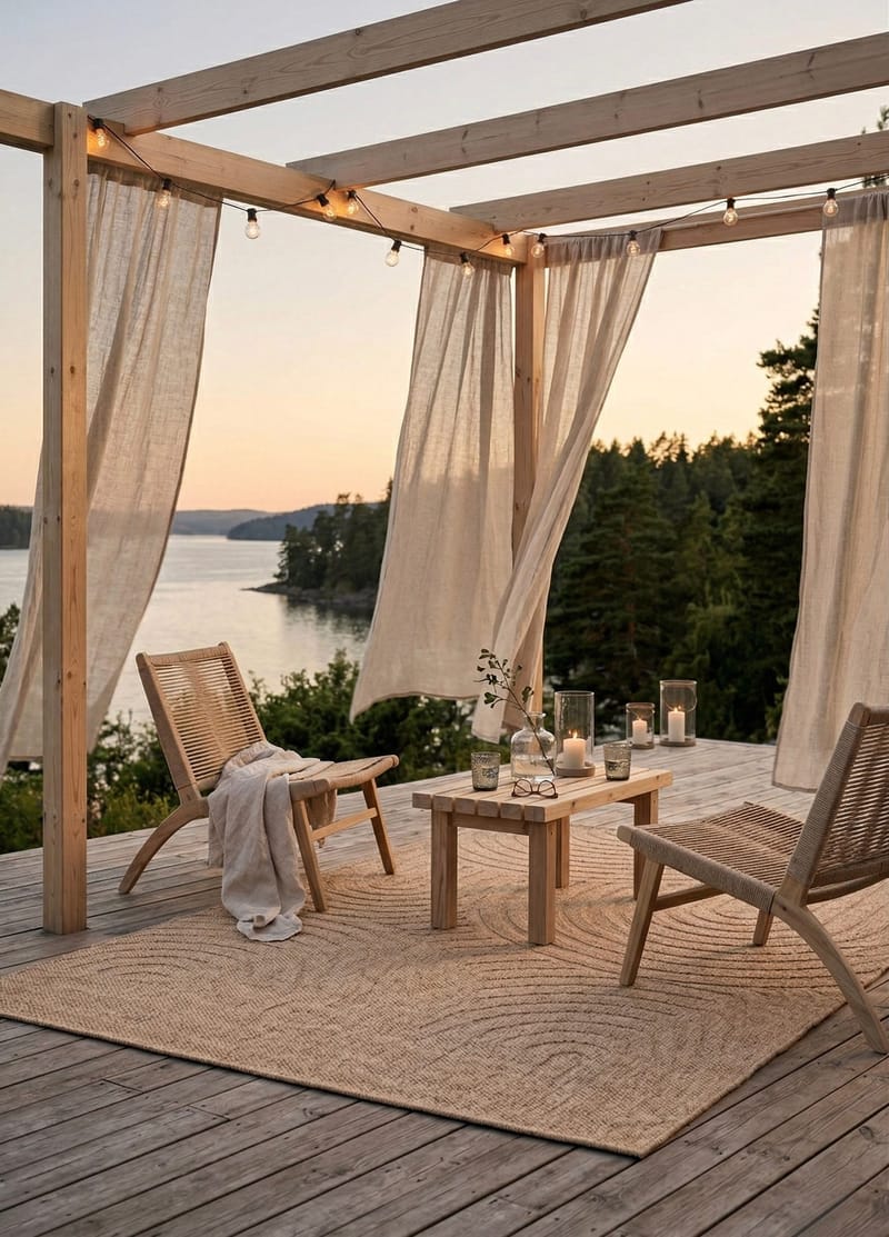 Maskinvävd Matta Capri Zen 200x290 cm - jute - Textil & mattor - Mattor - Utomhusmattor