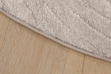 Maskinvävd Matta Genova Zen Rund 120 cm - linne - Textil & mattor - Mattor - Utomhusmattor - Plastmattor