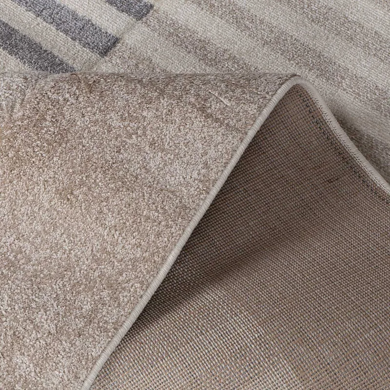 Matta Navon Carved 100x150 cm - Grå/Beige - Textil & mattor - Mattor - Utomhusmattor - Plastmattor
