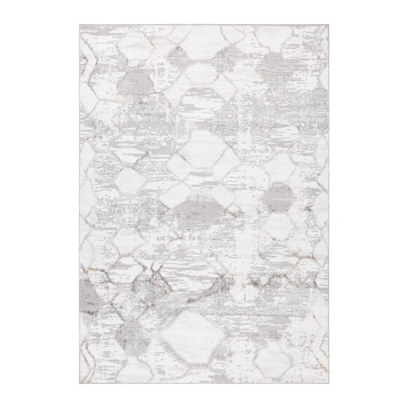Matta Vanor 160x230 cm - silver/vit - Textil & mattor - Mattor - Utomhusmattor - Plastmattor