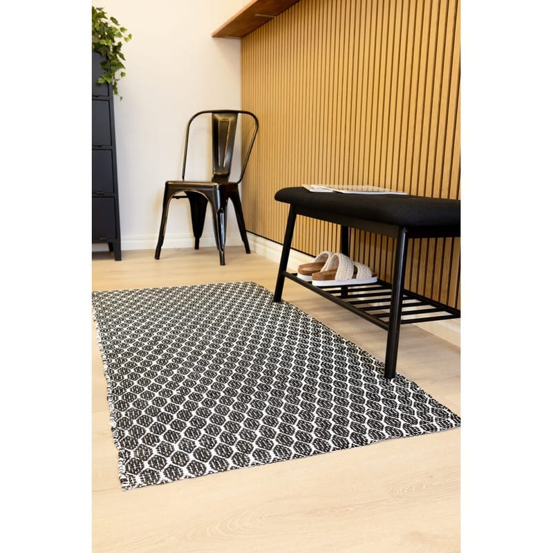 Plastmatta Hilma Link - 150x220 cm, Svart - Textil & mattor - Mattor - Utomhusmattor - Plastmattor