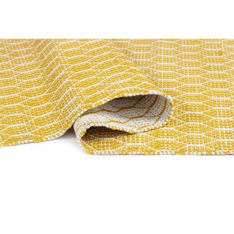 Plastmatta Hilma Link - 70x150 cm, Gul - Textil & mattor - Mattor - Utomhusmattor - Plastmattor
