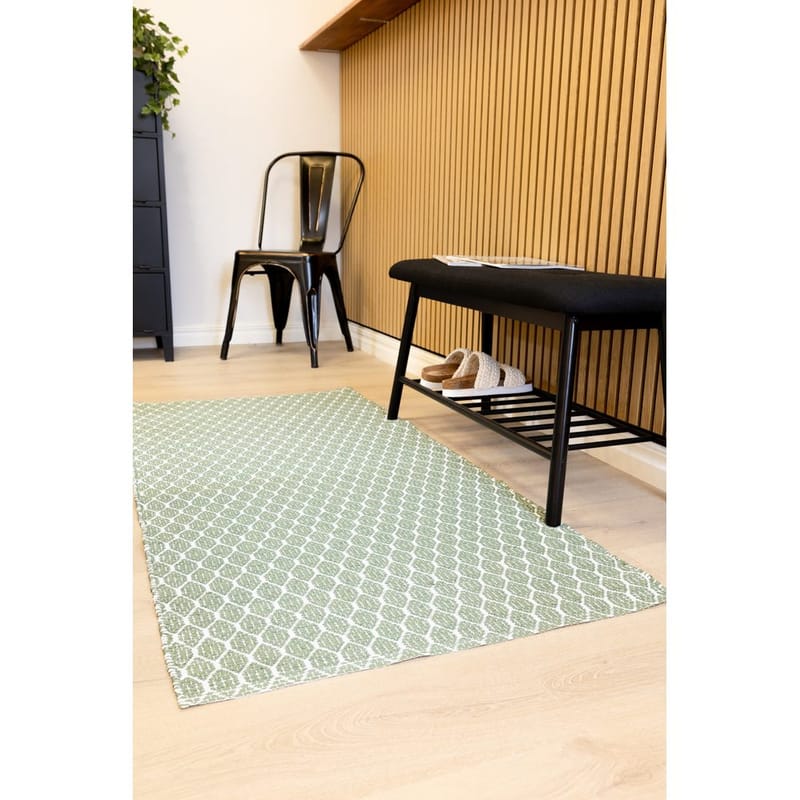 Plastmatta Hilma Link - 70x250 cm, Grön - Textil & mattor - Mattor - Utomhusmattor - Plastmattor