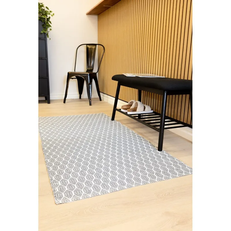 Plastmatta Hilma Link - 70x300 cm, Grå - Textil & mattor - Mattor - Utomhusmattor - Plastmattor