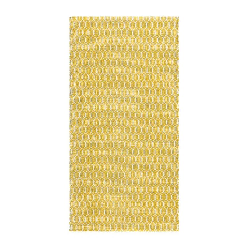 Plastmatta Hilma Link - 70x300 cm, Gul - Textil & mattor - Mattor - Utomhusmattor - Plastmattor