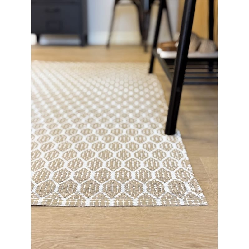 Plastmatta Hilma Link - 70x300 cm, Linne - Textil & mattor - Mattor - Utomhusmattor - Plastmattor