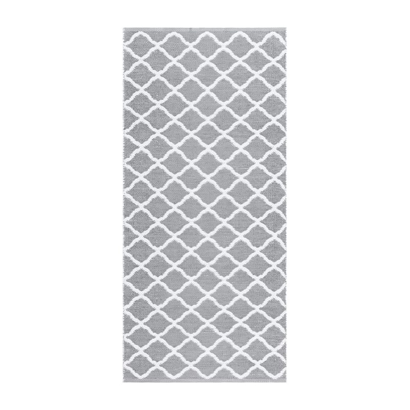 Plastmatta Hilma Wave, 150x220 cm, Grå