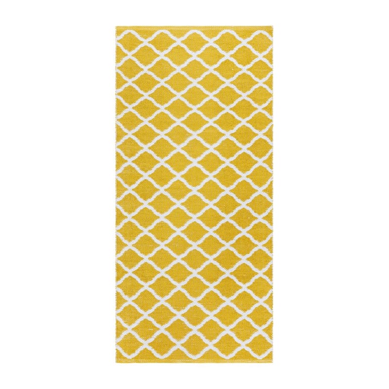 Plastmatta Hilma Wave - 150x220 cm, Gul - Textil & mattor - Mattor - Utomhusmattor - Plastmattor