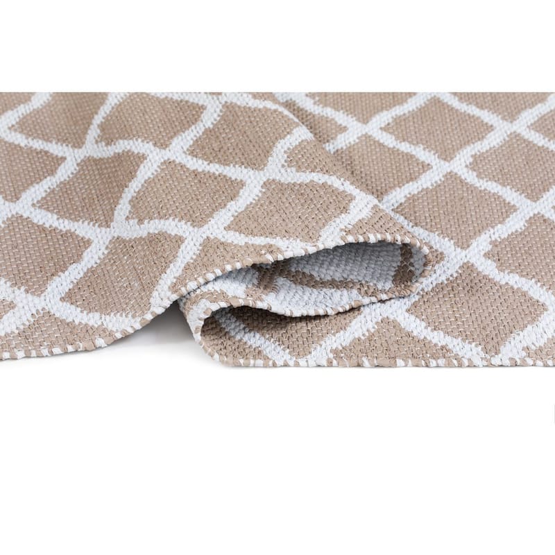 Plastmatta Hilma Wave - 150x220 cm, Linne - Textil & mattor - Mattor - Utomhusmattor - Plastmattor