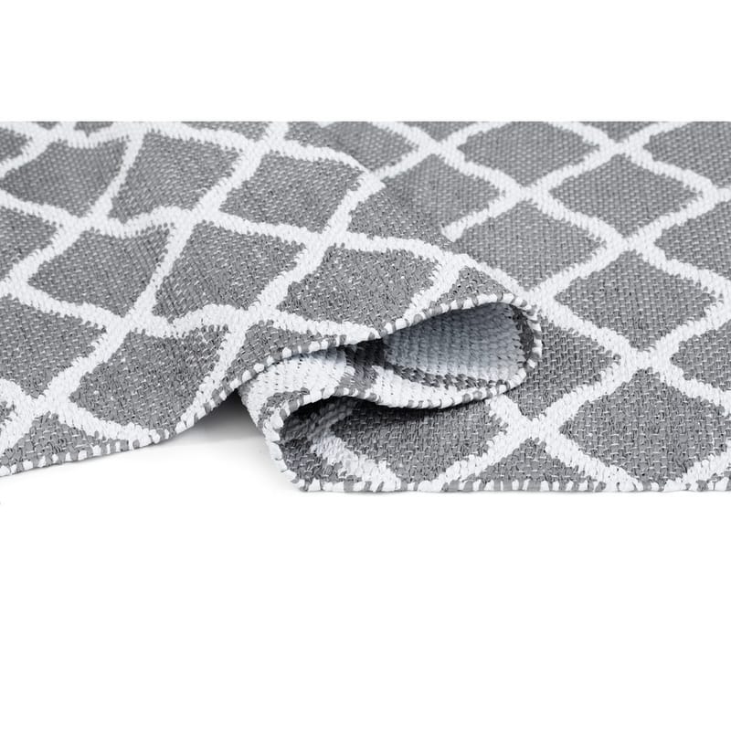 Plastmatta Hilma Wave - 70x150 cm, Grå - Textil & mattor - Mattor - Utomhusmattor - Plastmattor
