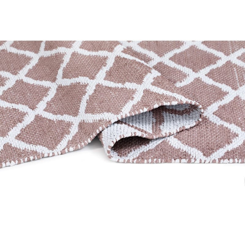 Plastmatta Hilma Wave - 70x150 cm, Rosa - Textil & mattor - Mattor - Utomhusmattor - Plastmattor