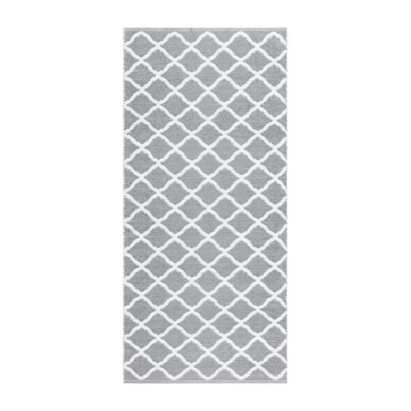 Plastmatta Hilma Wave, 70x200 cm, grå