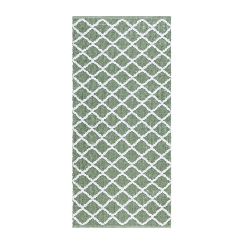 Plastmatta Hilma Wave, 70x200 cm, Grön