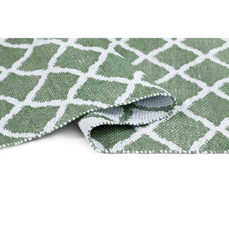 Plastmatta Hilma Wave - 70x200 cm, Grön - Textil & mattor - Mattor - Utomhusmattor - Plastmattor