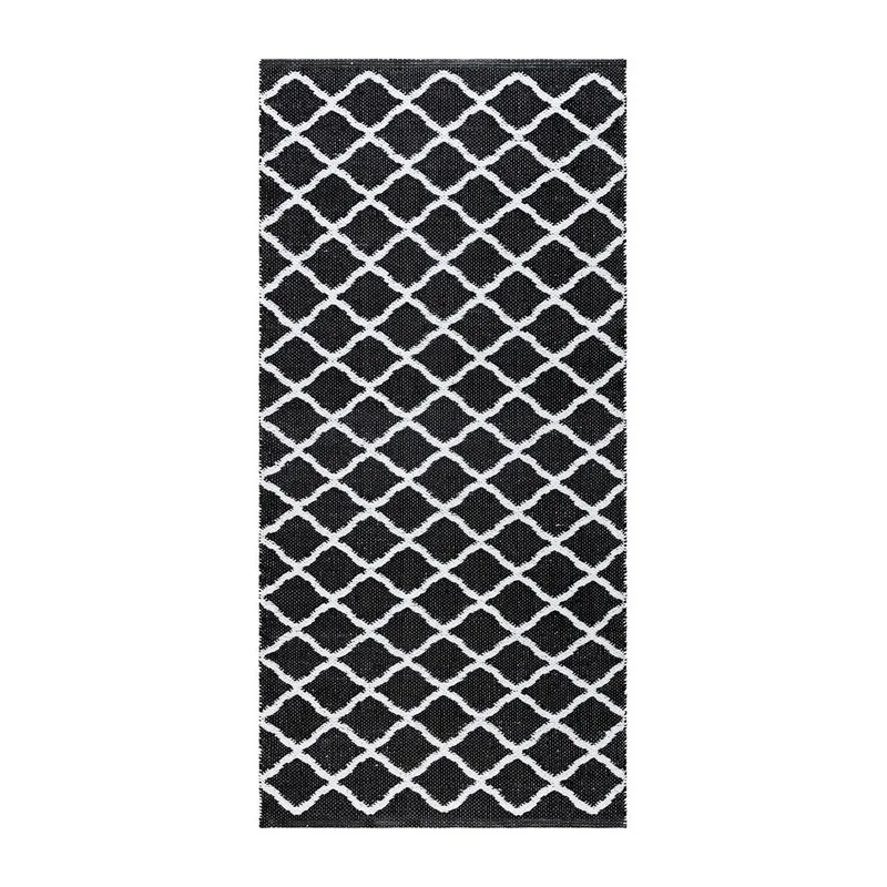 Plastmatta Hilma Wave - 70x200 cm, Svart - Textil & mattor - Mattor - Modern matta - Wiltonmattor