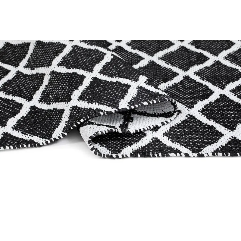 Plastmatta Hilma Wave - 70x250 cm, Svart - Textil & mattor - Mattor - Utomhusmattor - Plastmattor