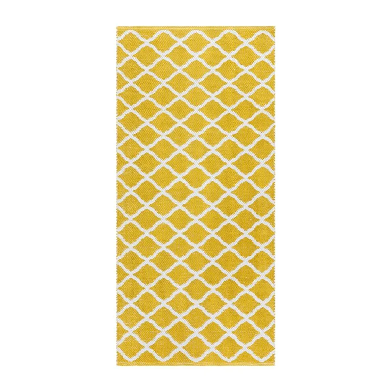 Plastmatta Hilma Wave, 70x300 cm, Gul