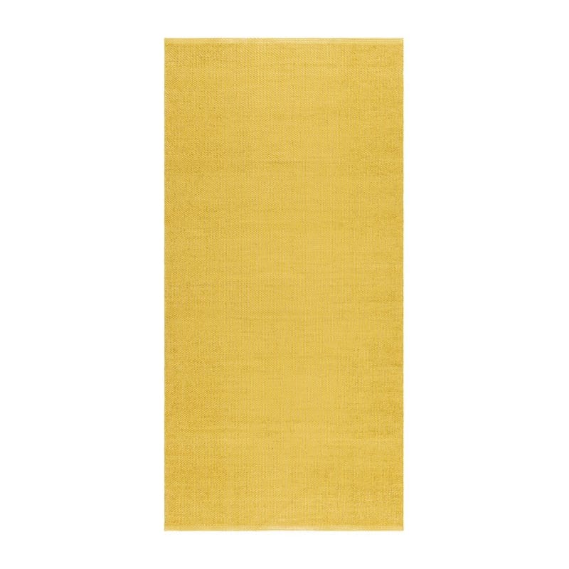 Plastmatta Hilma Plain - 70x150 cm, Gul - Textil & mattor - Mattor - Utomhusmattor - Plastmattor