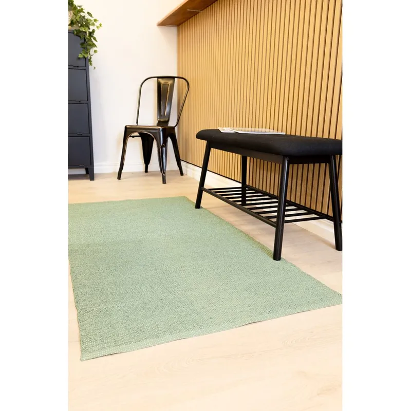 Plastmatta Hilma Plain - 150x220 cm, Grön - Textil & mattor - Mattor - Utomhusmattor - Plastmattor