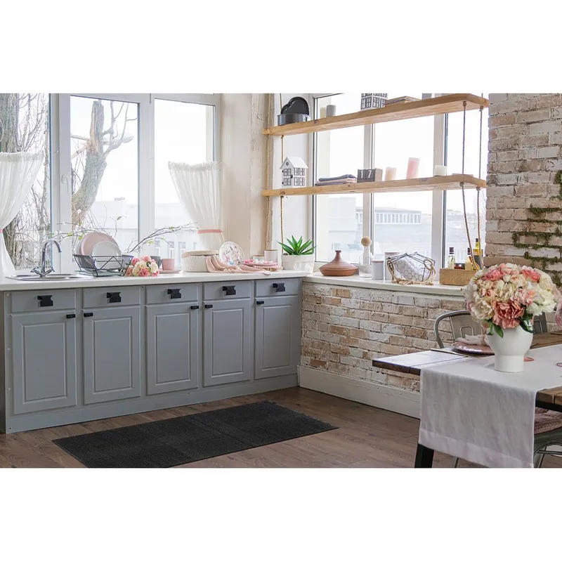 Plastmatta Hilma Plain - 70x250 cm, Svart - Textil & mattor - Mattor - Utomhusmattor - Balkongmatta & altanmatta