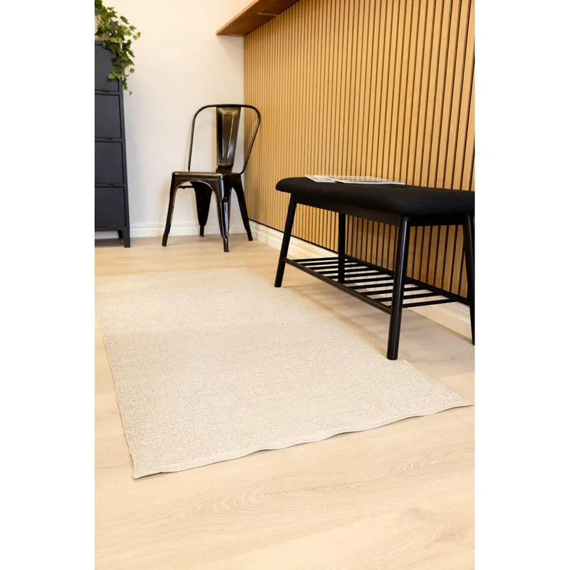 Plastmatta Hilma Plain - 70x250 cm, Linne - Textil & mattor - Mattor - Utomhusmattor - Plastmattor