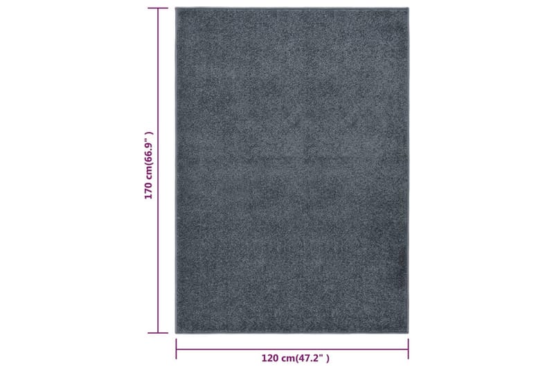 Matta 120x170 cm antracit - Antracit - Textil & mattor - Mattor - Utomhusmattor - Plastmattor
