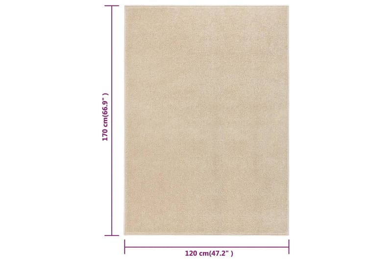 Matta 120x170 cm beige - Beige - Köksmatta - Plastmattor - Dörrmatta & hallmatta