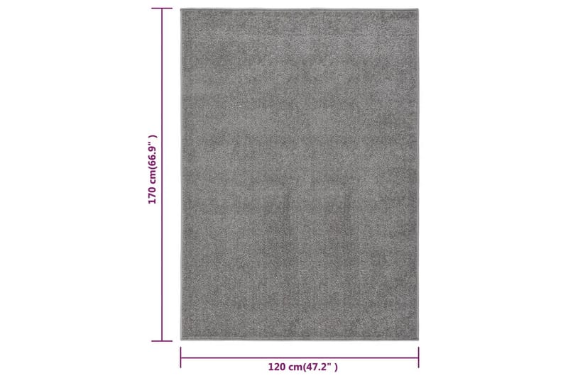 Matta 120x170 cm grå - Grå - Köksmatta - Plastmattor - Dörrmatta & hallmatta