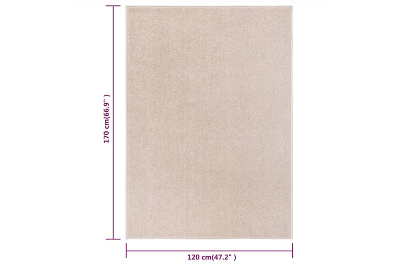 Matta 120x170 cm mörk beige - Beige - Köksmatta - Plastmattor - Dörrmatta & hallmatta