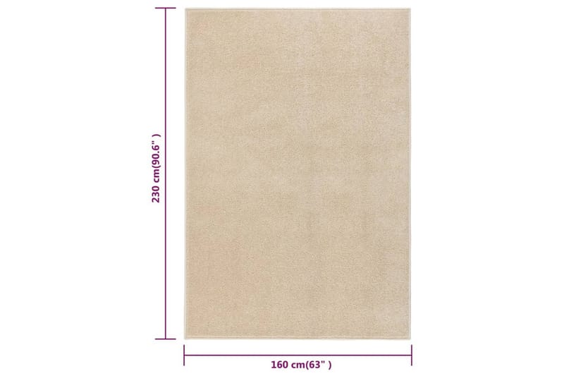 Matta 160x230 cm beige - Beige - Köksmatta - Plastmattor - Dörrmatta & hallmatta