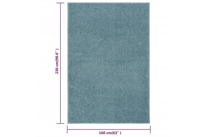Matta 160x230 cm blå - Blå - Textil & mattor - Mattor - Utomhusmattor - Plastmattor