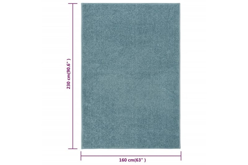 Matta 160x230 cm blå - Blå - Köksmatta - Plastmattor - Dörrmatta & hallmatta