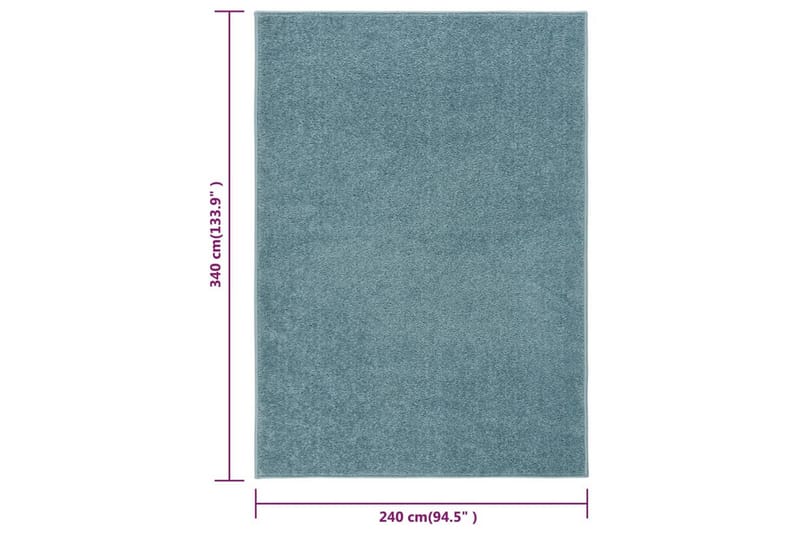 Matta 240x340 cm blå - Blå - Köksmatta - Plastmattor - Dörrmatta & hallmatta