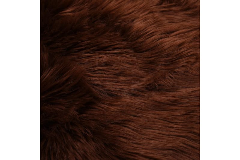 Matta 60x90 cm konstgjort fårskinn brun - Brun - Köksmatta - Plastmattor - Dörrmatta & hallmatta