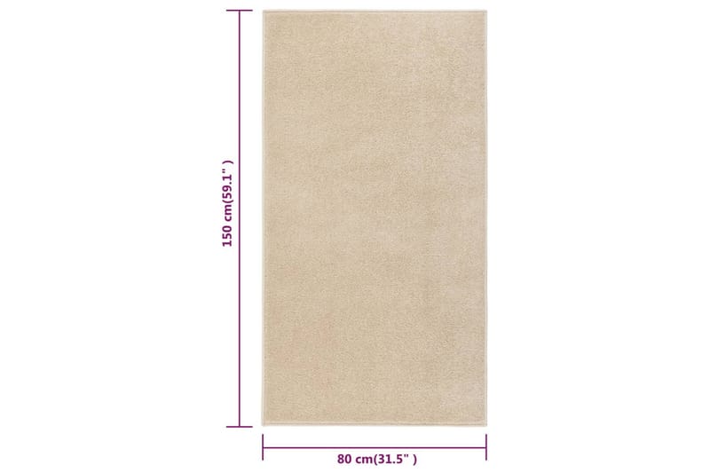 Matta 80x150 cm beige - Beige - Köksmatta - Plastmattor - Dörrmatta & hallmatta